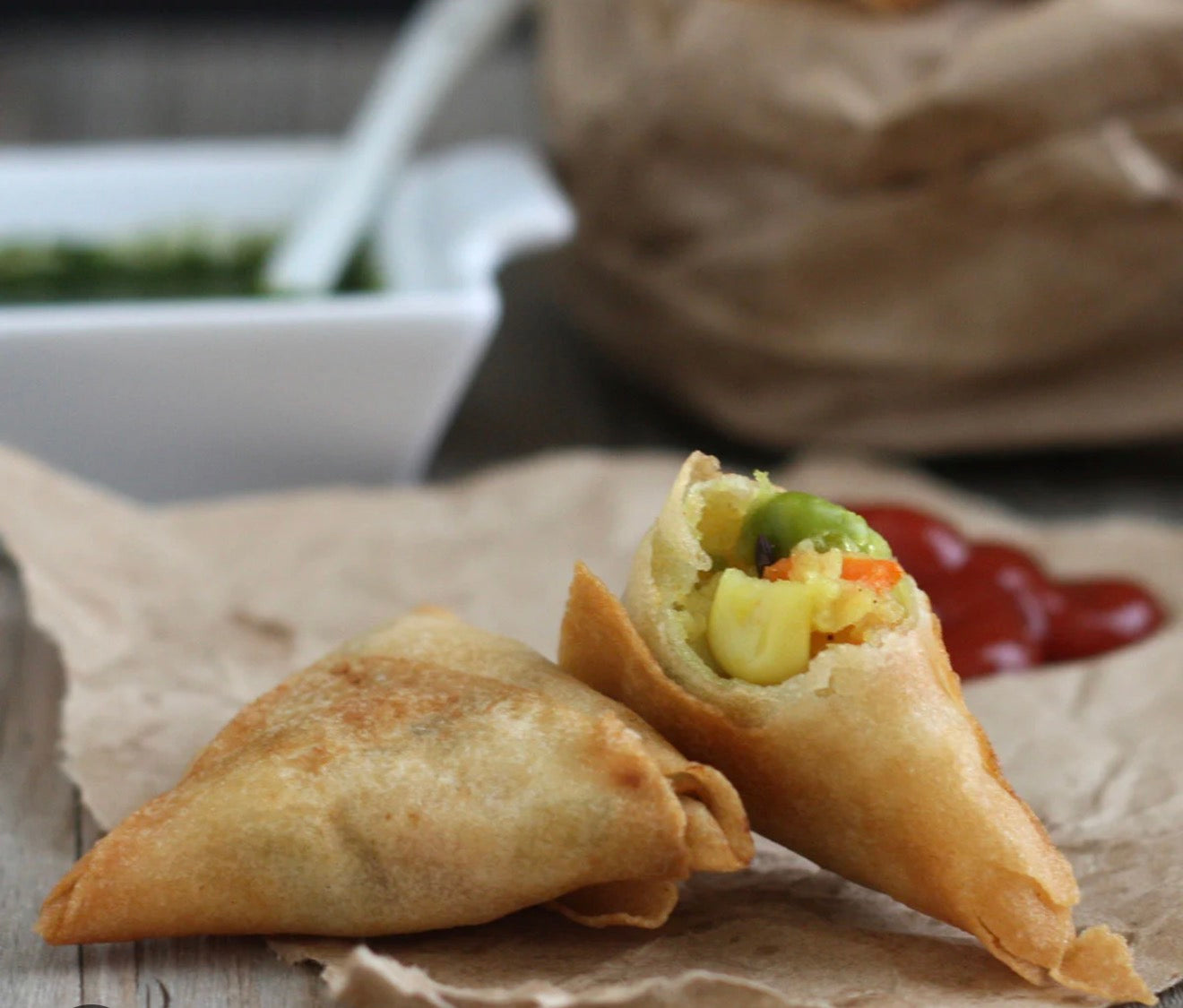 Mini Vegetable Samosas